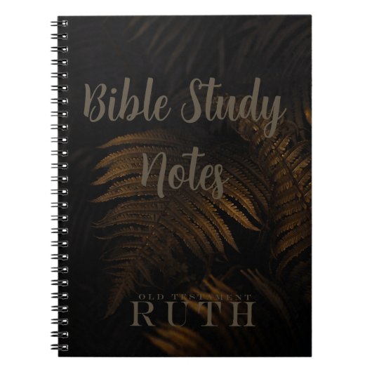 Bible Study-Ruth ノートブック (正面)