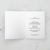 BIble Verse勇気付けられるバラ共感表 サンキューカード (内部)