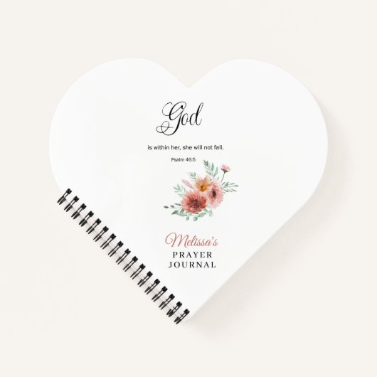 BIble Verse祈りの言葉ジャーナル ノートブック (正面)