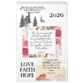 Bible Verse 2026 Wall Calendar カレンダー (カバー)