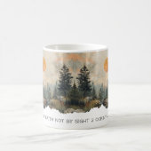 Bible Verse 2 Corinthians 5:7 River Faith Mug コーヒーマグカップ (中央)