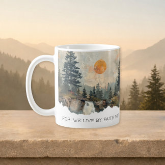 Bible Verse 2 Corinthians 5:7 River Faith Mug コーヒーマグカップ