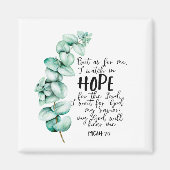 Bible Verse about Hope Eucalyptus マグネット (正面)