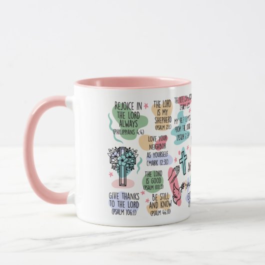 Bible Verse Affirmations Mug マグカップ (左)