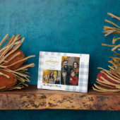 Bible Verse Blue Family Photo Collage Scripture フォトプラーク (側面)