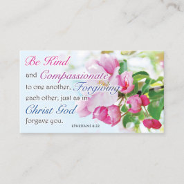 Bible Verse Cards, Religious Motivational, Be Kind コーリングカード