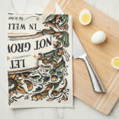 Bible Verse Christian Encouragement Tea Towel キッチンタオル (四つ折り)