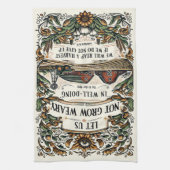 Bible Verse Christian Encouragement Tea Towel キッチンタオル (縦)