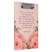 Bible Verse Clipboard | Pink Floral Design クリップボード (右)