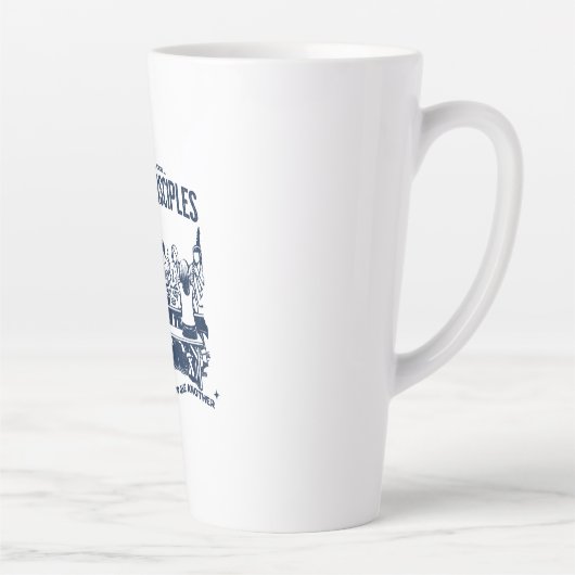 Bible Verse Cup to encourage and bless Christians カフェラテマグ (右)