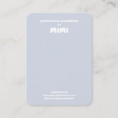 Bible Verse Earring Display  Business Card 名刺 (正面)