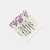 Bible verse Floral スタンダードカクテルナプキン (角)