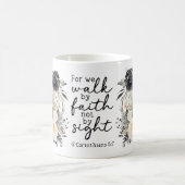 Bible Verse Floral Coffee Mug コーヒーマグカップ (中央)