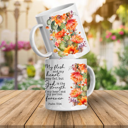 Bible Verse Floral Coffee Mug コーヒーマグカップ