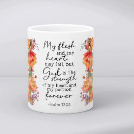 Bible Verse Floral Coffee Mug コーヒーマグカップ