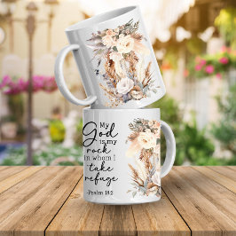 Bible Verse Floral Coffee Mug コーヒーマグカップ