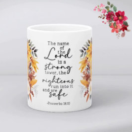 Bible Verse Floral Coffee Mug コーヒーマグカップ