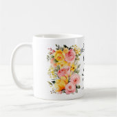 Bible Verse Floral Love of God Coffee Mug コーヒーマグカップ (左)