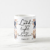 Bible Verse Floral Psalms Coffee Mug コーヒーマグカップ (中央)