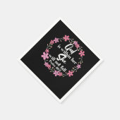 Bible Verse God Is Within Her She Will Not Fall Ps スタンダードカクテルナプキン (角)