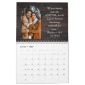 Bible Verse Gold Cross Arched Photo Gallery カレンダー (1月 2027)