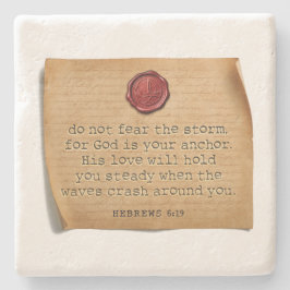 BIBLE VERSE - Hebrews 6:19 - Coaster ストーンコースター