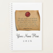 BIBLE VERSE - Hebrews 6:19 - Personalized Planner プランナー手帳 (正面)