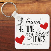 Bible Verse I Found the One Loves Photo キーホルダー (正面)
