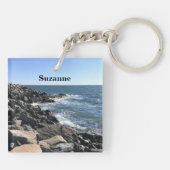 Bible Verse I Will Be With You Photo of 海 キーホルダー (裏面)