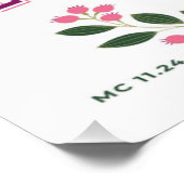 Bible verse in Romanian for Faith MC 11.24 ポスター (コーナー)