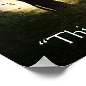 Bible Verse Isaiah 30:21これが道のポスター ポスター (角)