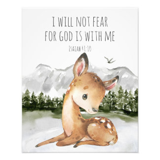 Bible Verse Isaiah 41:10 フォトプリント