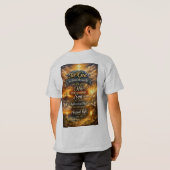 Bible Verse John 3:16 Kid's Tee Shirt Tシャツ (裏面フル)
