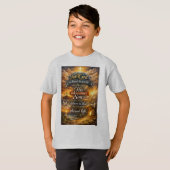 Bible Verse John 3:16 Kid's Tee Shirt Tシャツ (正面フル)