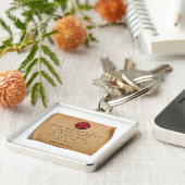 BIBLE VERSE - Matthew 6:28 - Keychain キーホルダー (側面)