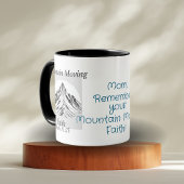 Bible Verse Mountain Moving Faith Personalize マグカップ