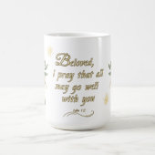 Bible Verse Mug John 14:3 Elegant Design コーヒーマグカップ (中央)