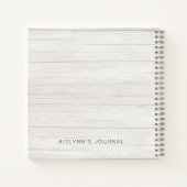 Bible Verse Philippians 4:13わたしはすべての事をすることができる ノートブック (裏面)