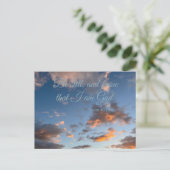 Bible Verse Psalm 46:10 ポストカード (スタンド正面)