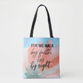 Bible verse Psalm Floral  Tote Bag トートバッグ (正面)