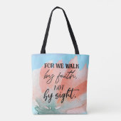 Bible verse Psalm Floral  Tote Bag トートバッグ (裏面)