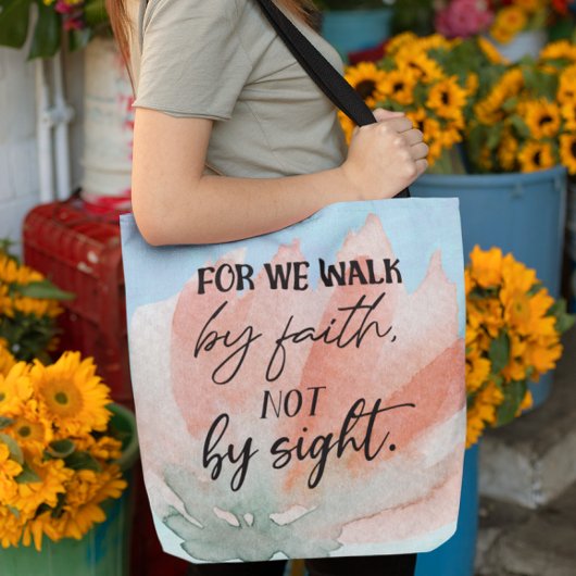 Bible verse Psalm Floral  Tote Bag トートバッグ