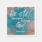 Bible verse Psalm Paper Napkins スタンダードカクテルナプキン (正面)