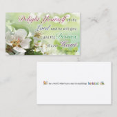 Bible Verse, Religious Motivational Cards コーリングカード (正面/裏面)