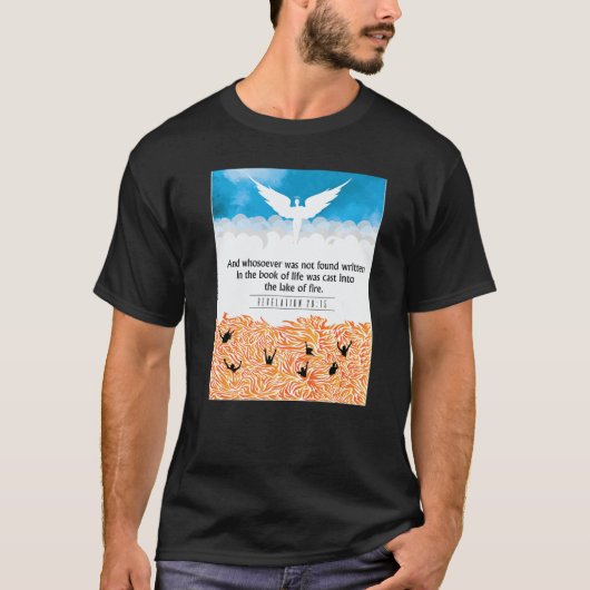 Bible Verse Revelation 2015 And Whosoever Was Not  Tシャツ (正面)