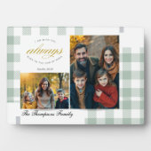 Bible Verse Sage Family Photo Collage Scripture フォトプラーク (正面)