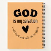  Bible Verse | Scripture Faith Religious Prayer ノートブック (裏面)