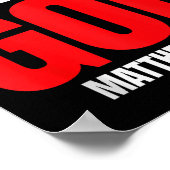 Bible Verse Seek First The Kingdom Of God Christia ポスター (角)