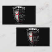 Bible Verse Tは完全なキリスト教の聖書である 名刺 (正面/裏面)