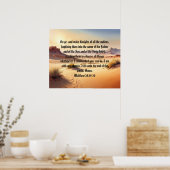 Bible Verse Template, Value Poster Paper (Matte) ポスター (キッチン)